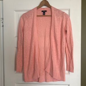 GAP salmon pink cardigan- size S